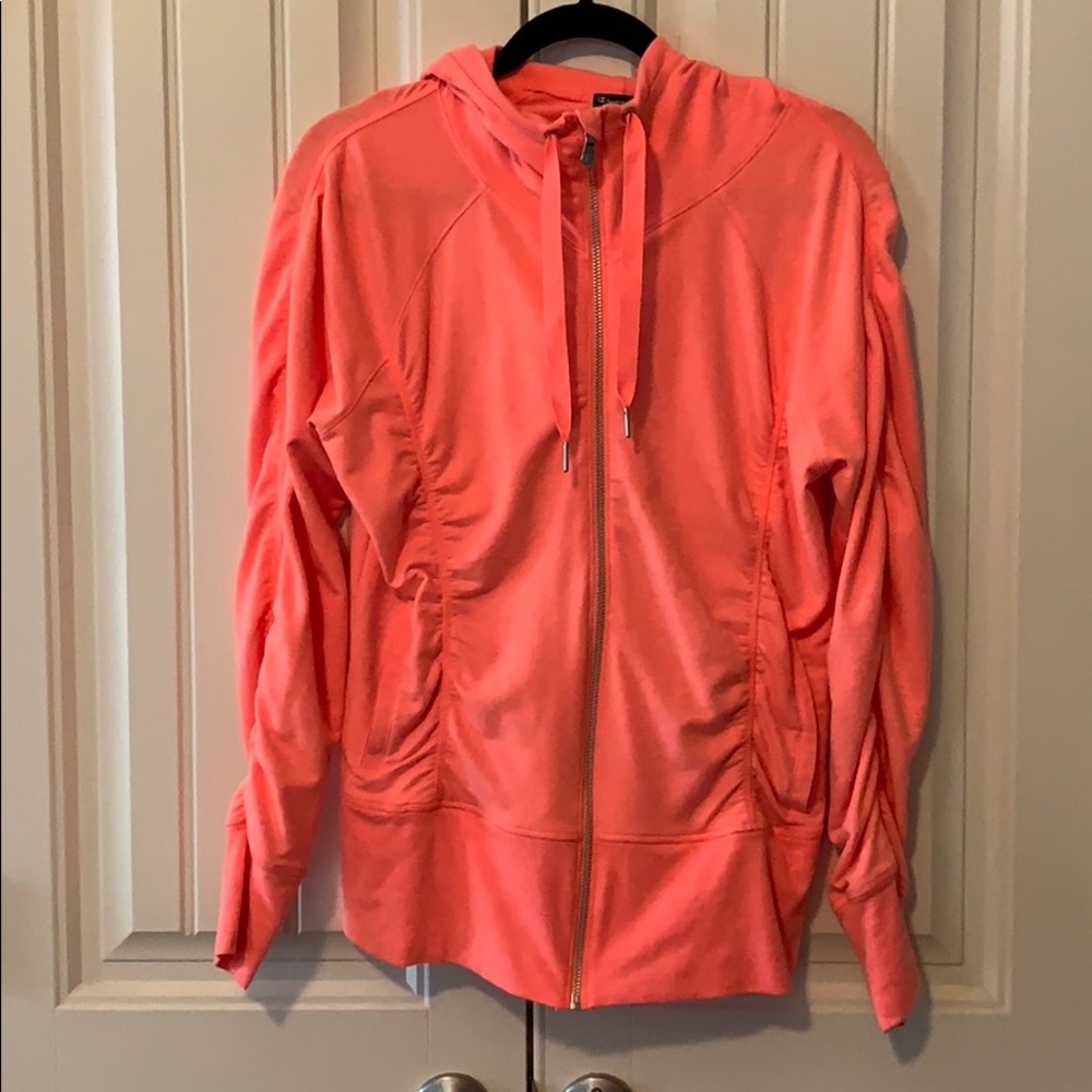 Champion full zip hoodie size Large